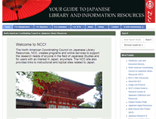 Tablet Screenshot of guides.nccjapan.org